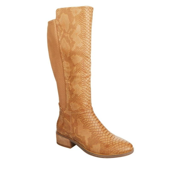 Baretraps Mallory Snake-Print Tall Riding Boot