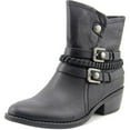 thumbnail image 1 of baretraps minay women  round toe synthetic black ankle boot, 1 of 5