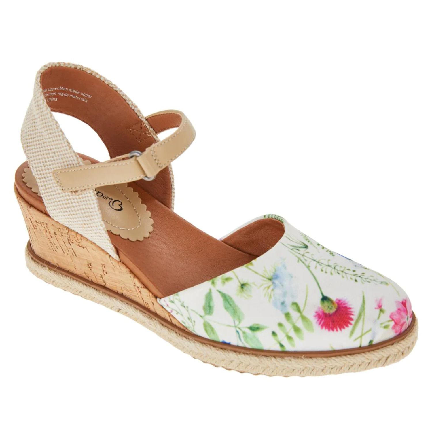 Baretraps Ocean ClosedToe Espadrille Wedge Sandal