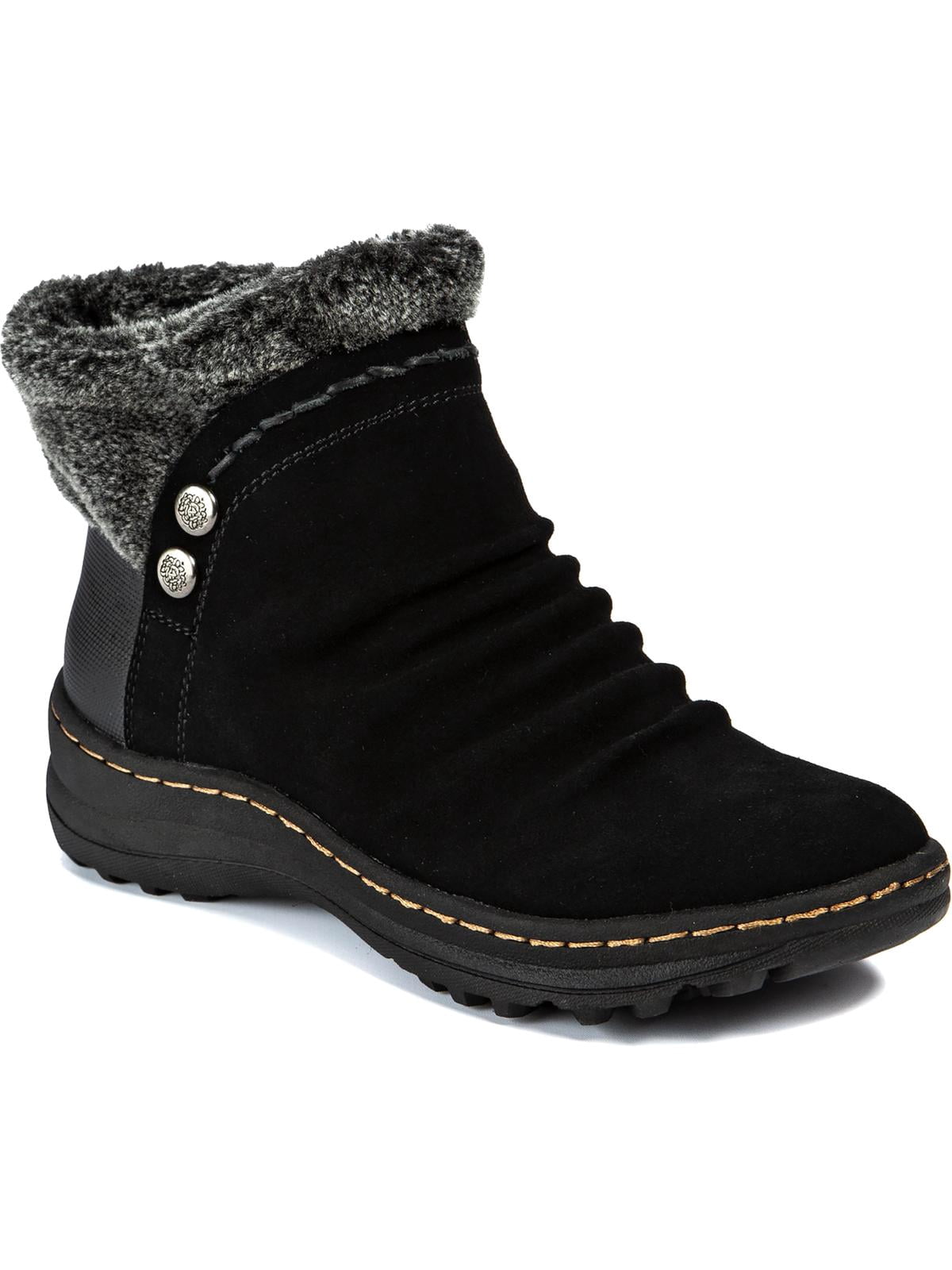 Baretraps Womens Alick Slouchy Suede Winter Boots
