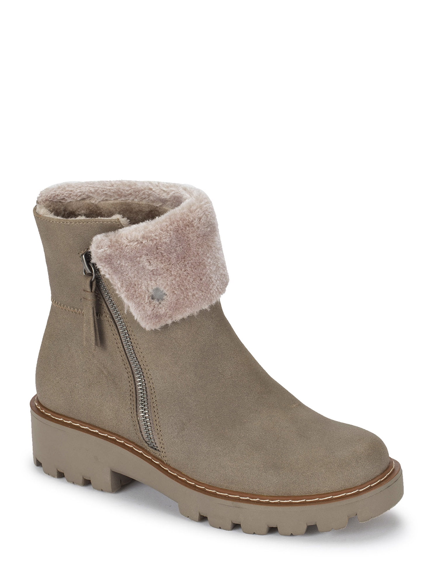 Baretraps Women s Westry Faux Fur Lug Boots with Side Zip