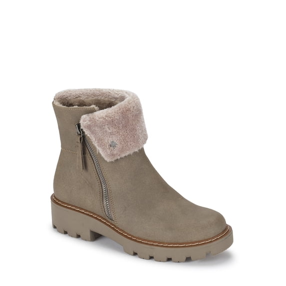 Baretraps Women's Westry Faux Fur Lug Boots with Side Zip