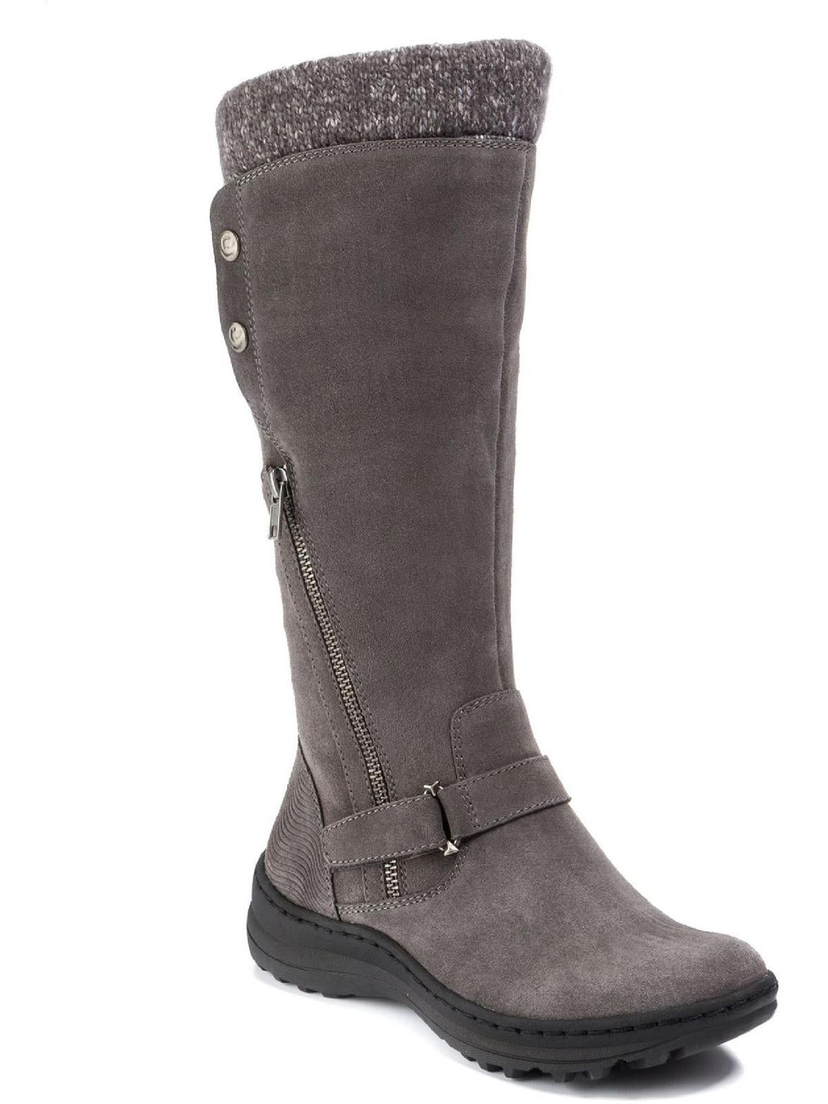 Baretraps Womens Adele Suede Faux Fur Winter Boots Walmart