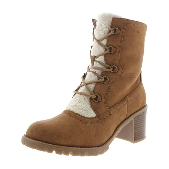 Baretraps Womens Hadlee Faux Suede Cold Weather Ankle Boots