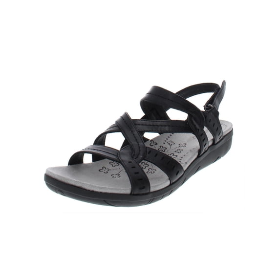 Baretraps Womens Jacey Faux Leather Demi Wedges Black 10 Medium (B,M)