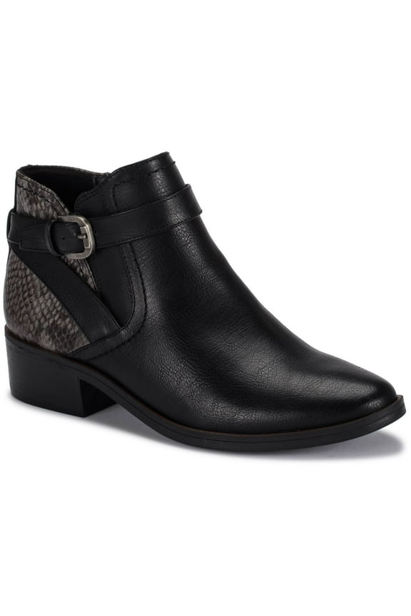 Womens Maci Faux Leather Ankle Ankle Boots