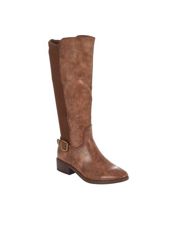 Womens Mckayla Faux Leather Tall Knee-High Boots