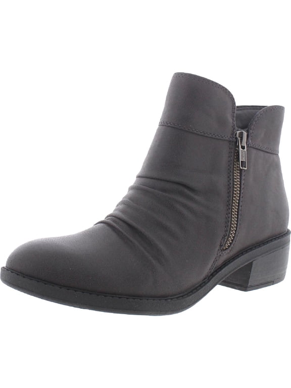 Womens Sam Block Heel Casual Ankle Boots