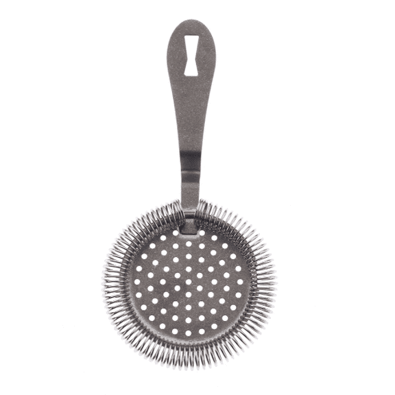 Barfly 7 1/4" Deluxe Antique Hawthorne Bar Strainer