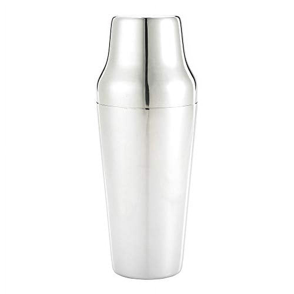 24oz Silver Stainless Steel Cocktail Shaker Set
