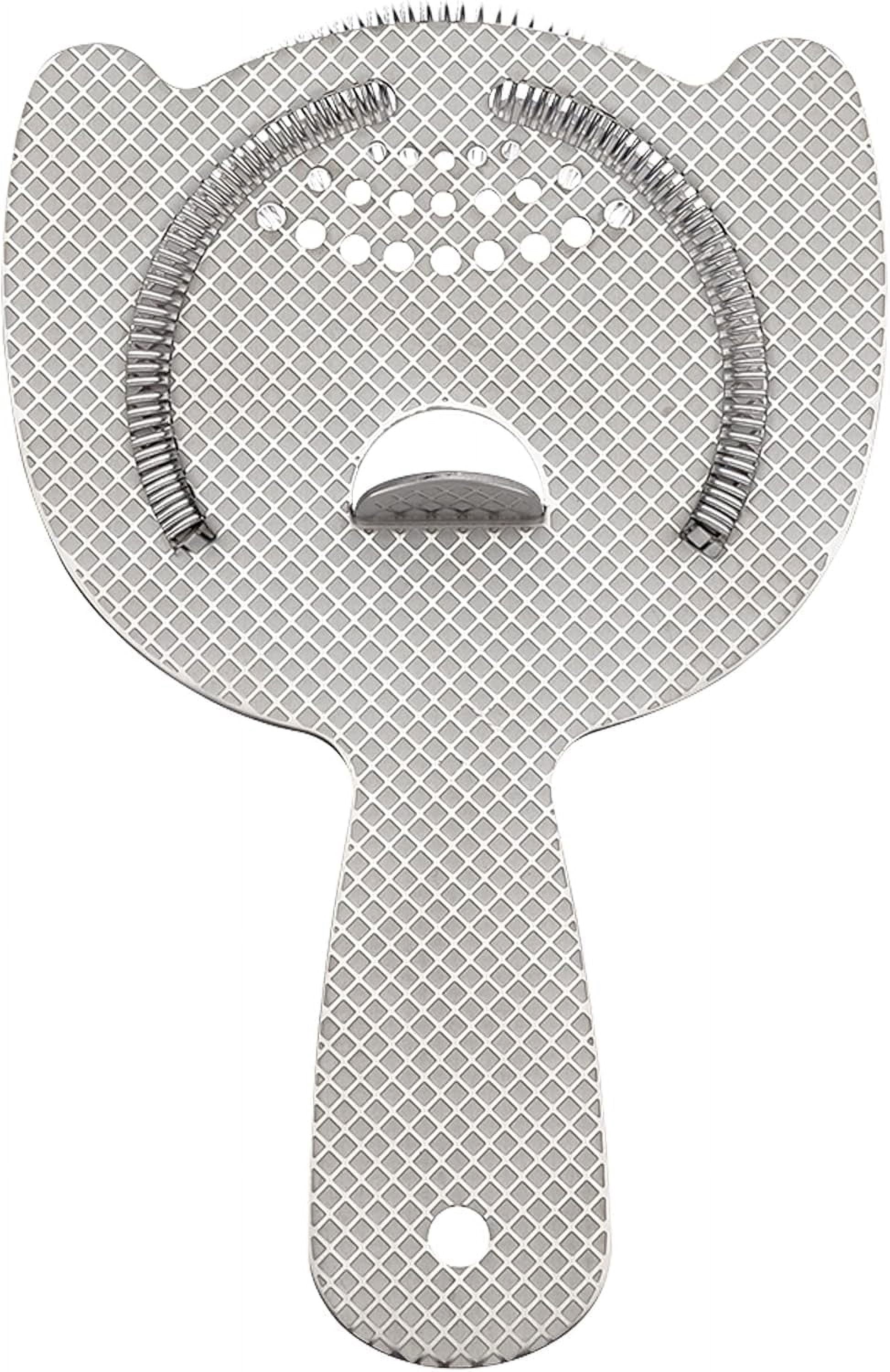 Barfly 5-Piece Diamond Lattice Etch Mixing Kit - Stainless Steel Cocktail Shaker, Jigger, Spoon, Strainer & Mixing Glass