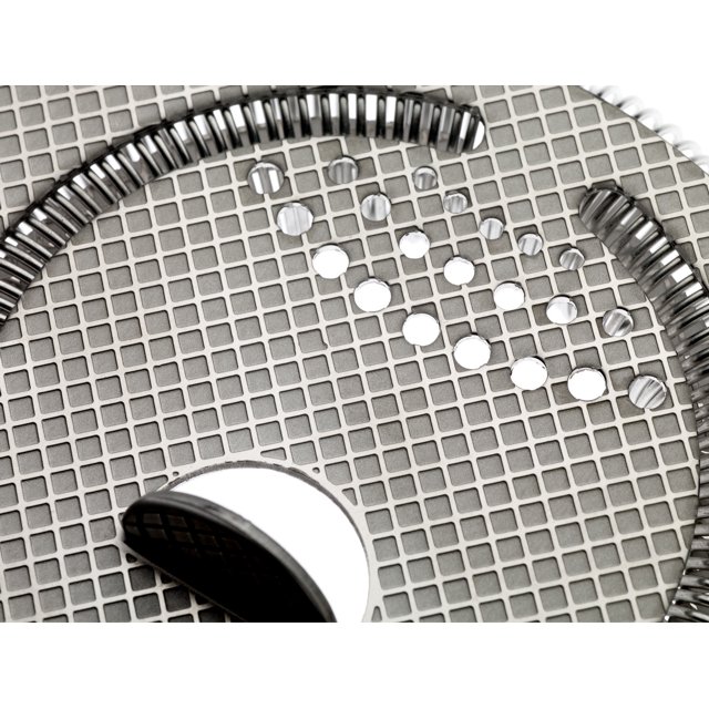 Barfly Diamond Lattice Etch Heavy Duty Spring Bar Strainer, Stainless