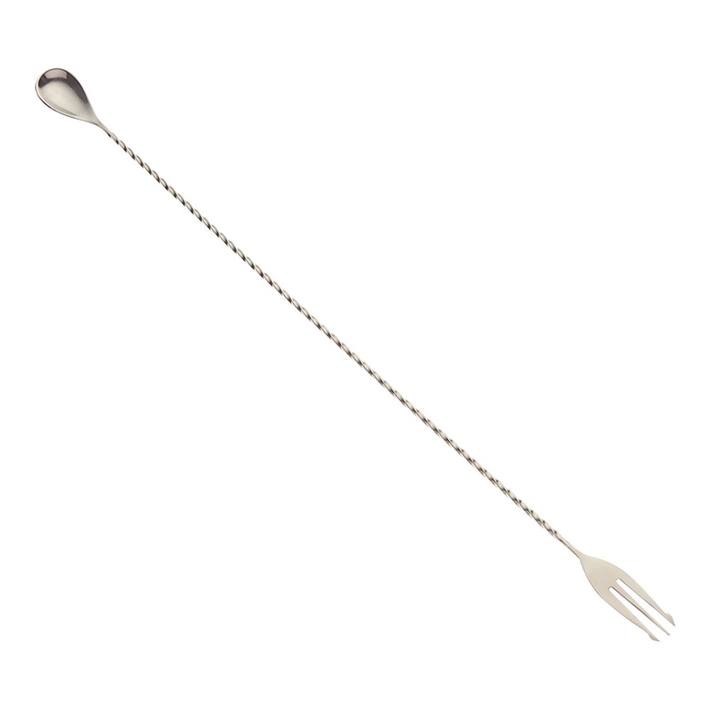 Barfly Fork Bar Spoon, End 19 5/8" (50 cm), Stainless Steel