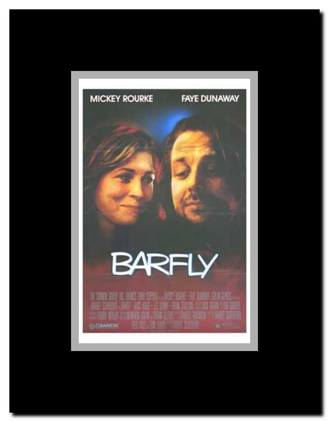 Barfly Framed Movie Poster
