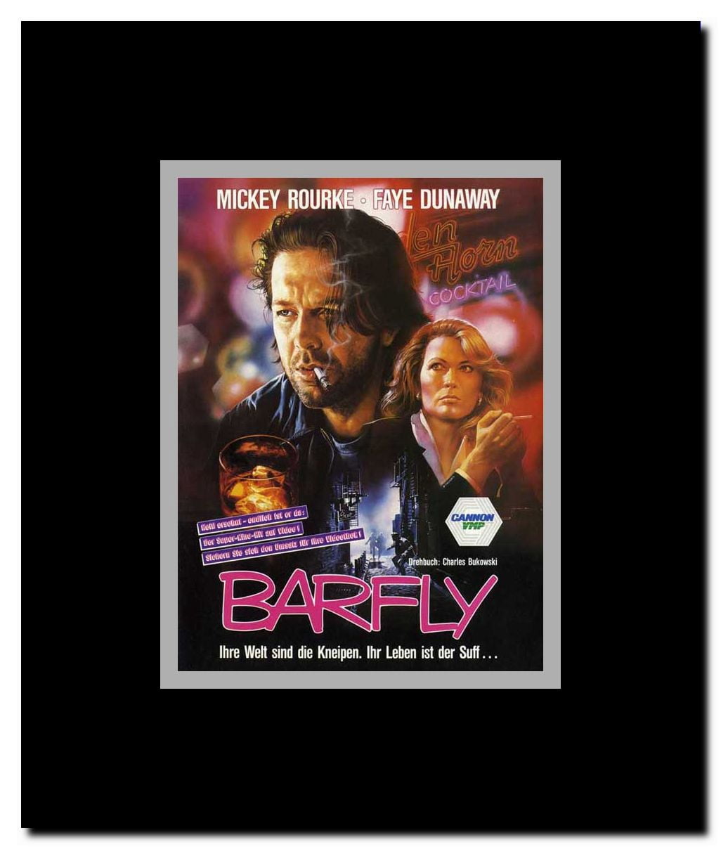 Barfly Framed Movie Poster