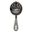 Barfly Scalloped Julep Bar Strainer, O/S, Gun Metal Black