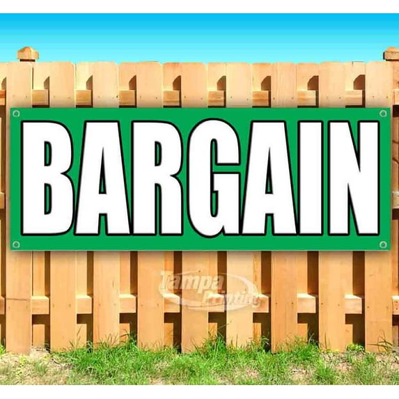 Bargain 13 oz Vinyl Banner With Metal Grommets