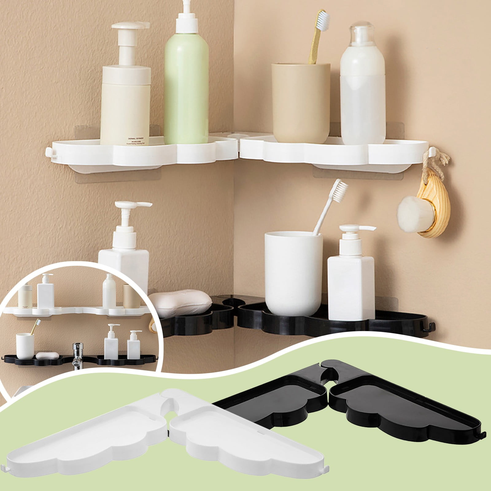 Bargain Specials! Kitchen Utensils Set Eguiwyn Corner Shower Caddy Bathroom Shelf Organizer No ...