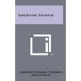 thumbnail image 1 of Bargaining Behavior (Hardcover), 1 of 1