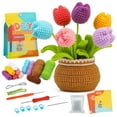Bargains! Crochet Kit Beginners Crochet Flower Pattern Diy Crafts