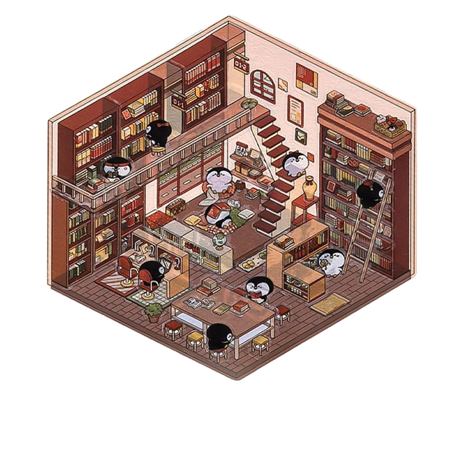 Deals! DIY 3D House Stickers Create Your Own Supermarket Restaurant