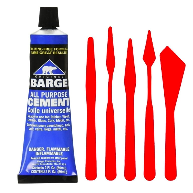 Barge Contact Cement Adhesive (2oz), Pixiss Palette Knife (5ct 