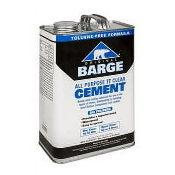 Barge Original All-Purpose TF Clear Cement -1 Gallon- Shoe Glue Toluene Free