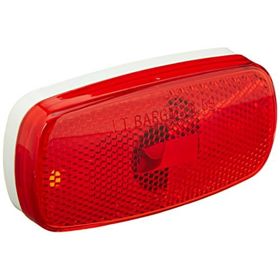 CLEARANCE LIGHT #59 RED WITH REFLEX W/WHITE BASE