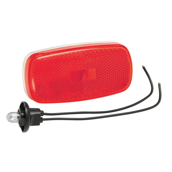 Bargman 31-59-001 Clearance Light #59 - Red with White Base