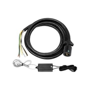Bargman 50-67-410 7-Way Connector; Molded; Trailer End; w/10 ft. Cable; Breakaway Switch;