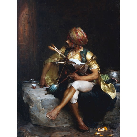 Bargue Bashi-bazouk Soldier Ottoman Empire Painting Extra Large Art Print Wall Mural Poster Premium XL