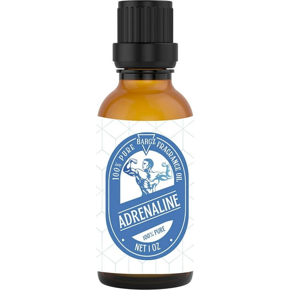 Bargz Adrenaline Fragrance Oil For Men- Premium Grade Perfume Oil, Sweet Floral Scent Essential Oils In Glass Amber Bottle