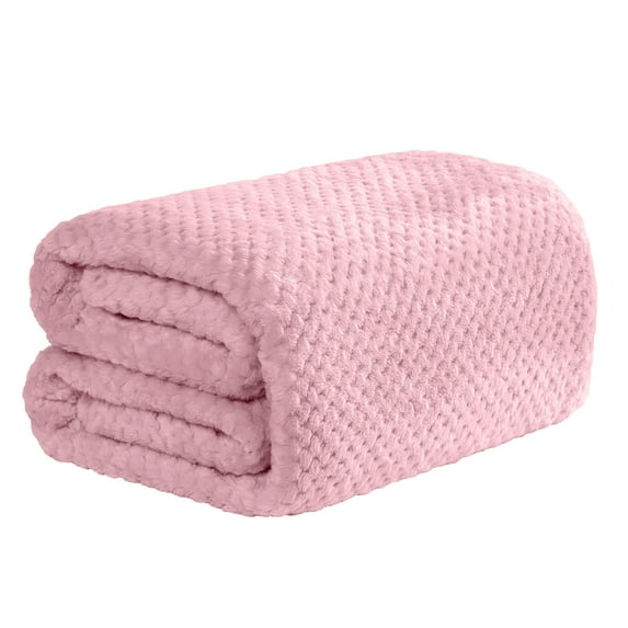 Barhoo Ac Blanket Clearance! Solid Color Pineapple Plaid Flannel Blanket Coral Velvet Sofa Cover Blanket Air Conditioning Blanket Nap Blanket Ac Blankets for Sleeping Clearance Sale 1*Blanket