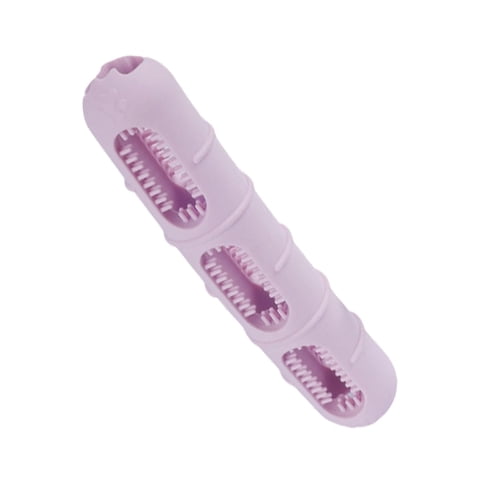 Barhoo Bite and Brush Dog Chew Toy for Teeth Cleaning, Interactive Dental Toy for Puppy Teething, Stuffable Silicone Toy with Bristles for Dental Health Gum Massage Treat Holder
