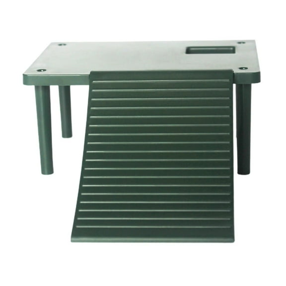 Barhoo Floating Turtle Basking Platform with Ramp Ladder, Decorative Reptile Dock for Aquarium, Terrarium Climbing Platform for Turtles Frogs Salamanders Basking Exercise