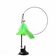 thumbnail image 1 of Barhoo Interactive Cat Toy Simulation Bird with Bell Suction Cup, Feather Wand Teaser for Indoor Cats Kitten Play Exercise, Realistic Bird Shape with Rotating Head for Mental Physical Stimulation, 1 of 9