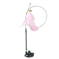 thumbnail image 1 of Barhoo Interactive Cat Toy Simulation Bird with Bell Suction Cup, Feather Wand Teaser for Indoor Cats Kitten Play Exercise, Realistic Bird Shape with Rotating Head for Mental Physical Stimulation, 1 of 9