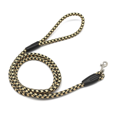 Barhoo Lightweight Strong Green Dog Leash for Small and X-Small Dogs, Highly Reflective Rope Puppy Leash for Casual Walks, Durable Traction Leash with Secure Hook and Comfortable Grip