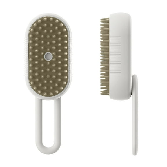 Barhoo Pet Spritz Defur Comb and Steam Brush for Cats and Dogs, Grooming Tool for Massaging, Cleaning, and Reducing Shedding on Long and Short Hair, Innovative Design with Powerful Steam Technology
