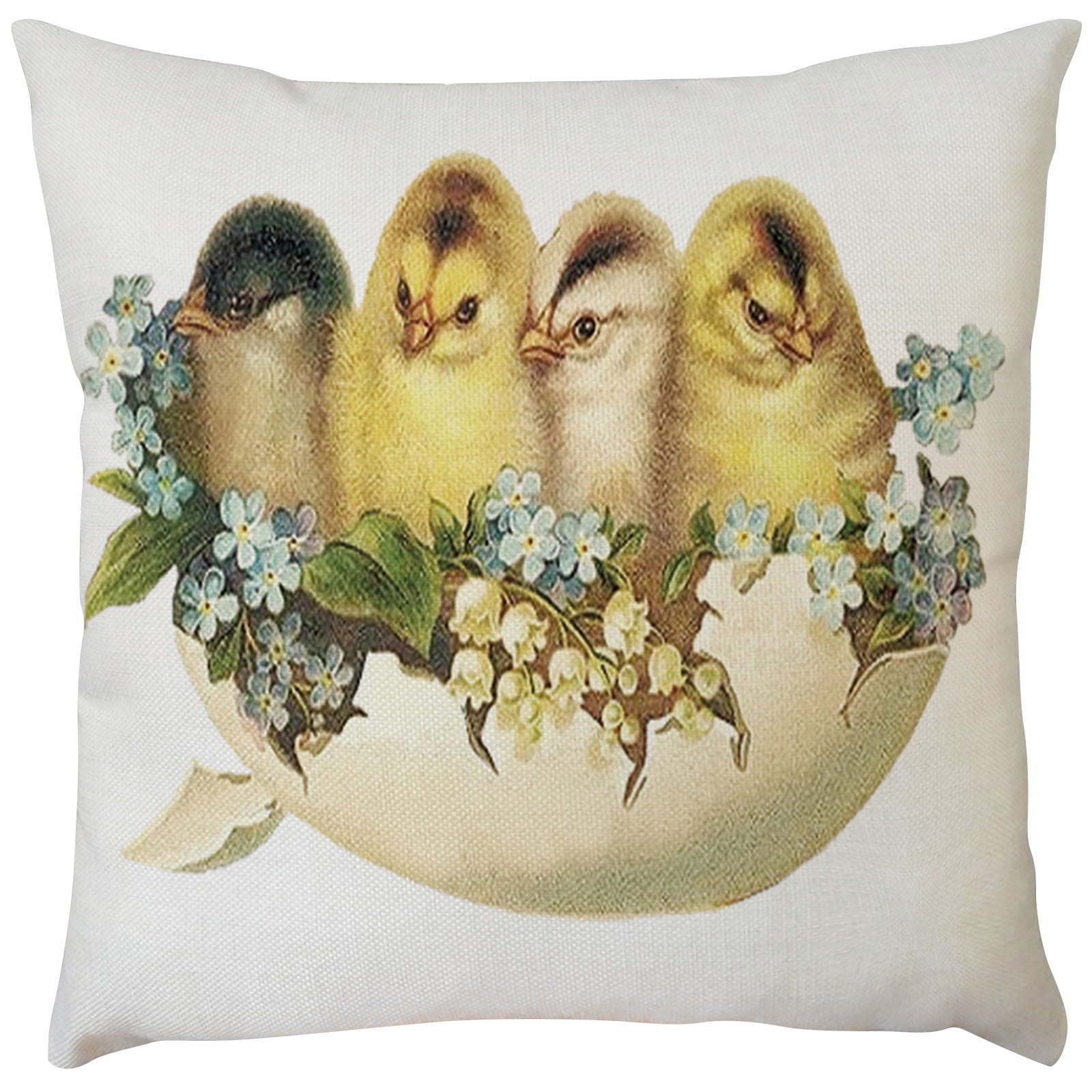 Barhoo Pillowcases King Clearance! Pillowcase Rabbit Easter Day Pillow