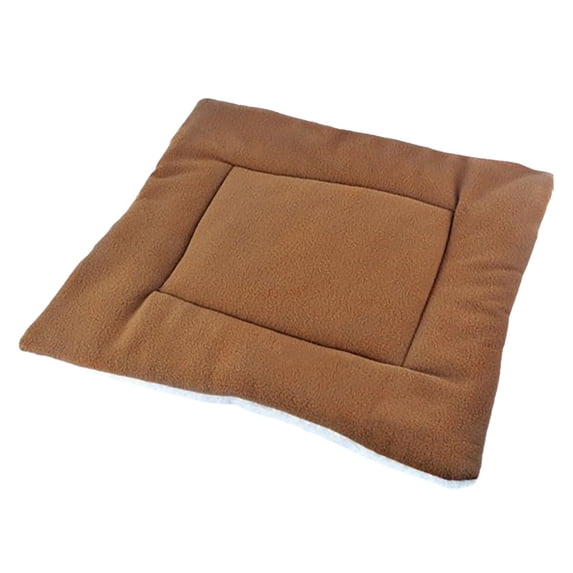 Barhoo Soft Reversible Fleece Pet Bed Mat Machine Washable Dog Crate Kennel Liner Comfortable Sleeping Pad for Small Medium Large Dogs Cats Home Travel Indoor Outdoor Use A Pet Bed