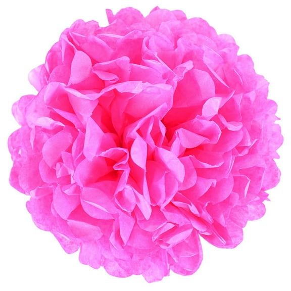 Barhoo Tissue Paper Flowers Tissue Paper Pom Poms Tissue Paper Pompom Flower Decorations for Christmas and Weddings, Floral-Inspired Party Accents Flower Ball*1