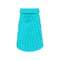 thumbnail image 1 of Barhoo Warm Cable Knit Dog Sweater Easy on Pullover Winter Fall Clothes for Small Medium Large Extra Large Dogs Soft Stretchable Puppy Coat Fashionable Pet Apparel for Boys Girls Cold Weather, 1 of 6