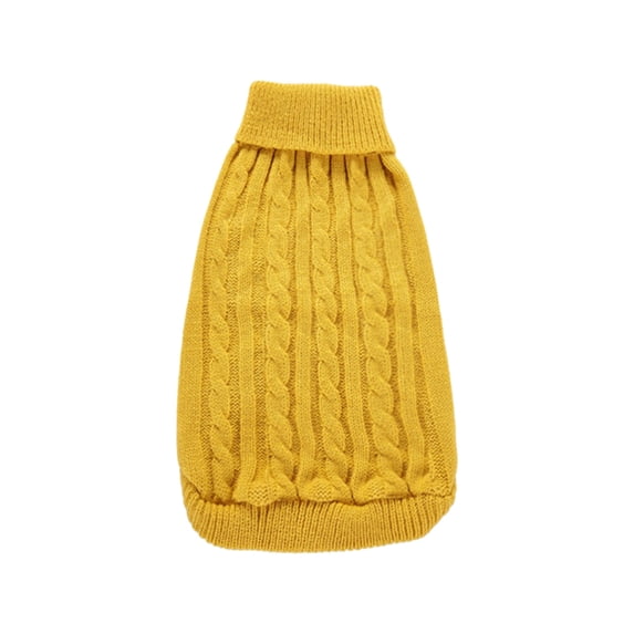 Barhoo Warm Knitted Pet Jumper Winter Sweater Soft Comfortable Puppy Coat Jacket for Small Medium Dogs Cats Cold Weather Fashion Apparel Holiday Costume Breathable Durable Daily Wear