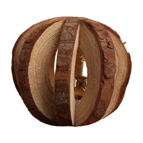 Barhoo Wooden Chew Toys for Hamsters Rabbits Guinea Pigs, Small Animal Molar Teething Toy, Natural Wood Accessories for Bunny Dental Care Exercise Play A Small Wooden Pet Toy