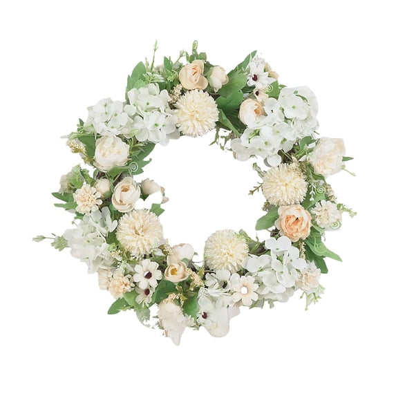 Barhoo Wreath for Wall Clearance! Garland Door Decoration Ornaments Mori Colorful Garland Window Wedding Decoration Photography Props Peony Wreaths for Front Door Clearance Sale