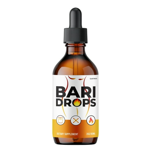 Bari Drops Supplement, Bari Drops Liquid Extract, All Natural Maximum Strength Formula Overall Wellness 60 mL (1 Pack)