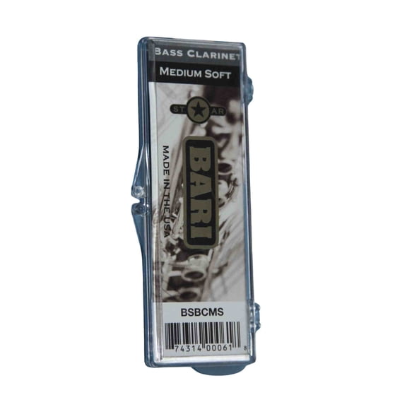 Bari Synthetic Bass Clarinet Reed, Star (Gold), Strength Med Soft 2.0 - 2.5