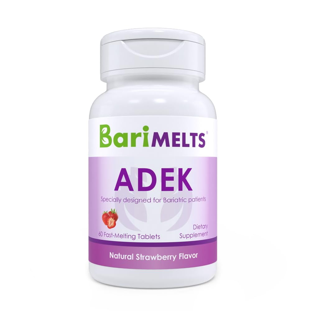 BariMelts ADEK - 2 Month Supply (60 Fast-Dissolving Tablets) - Post-Op ...