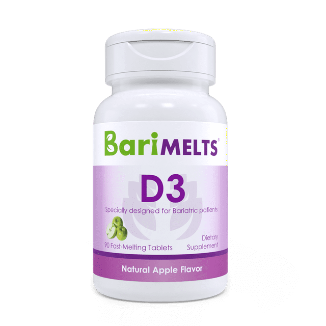 BariMelts Bariatric Vitamin D3 for Immune Support, 90 FastMelting